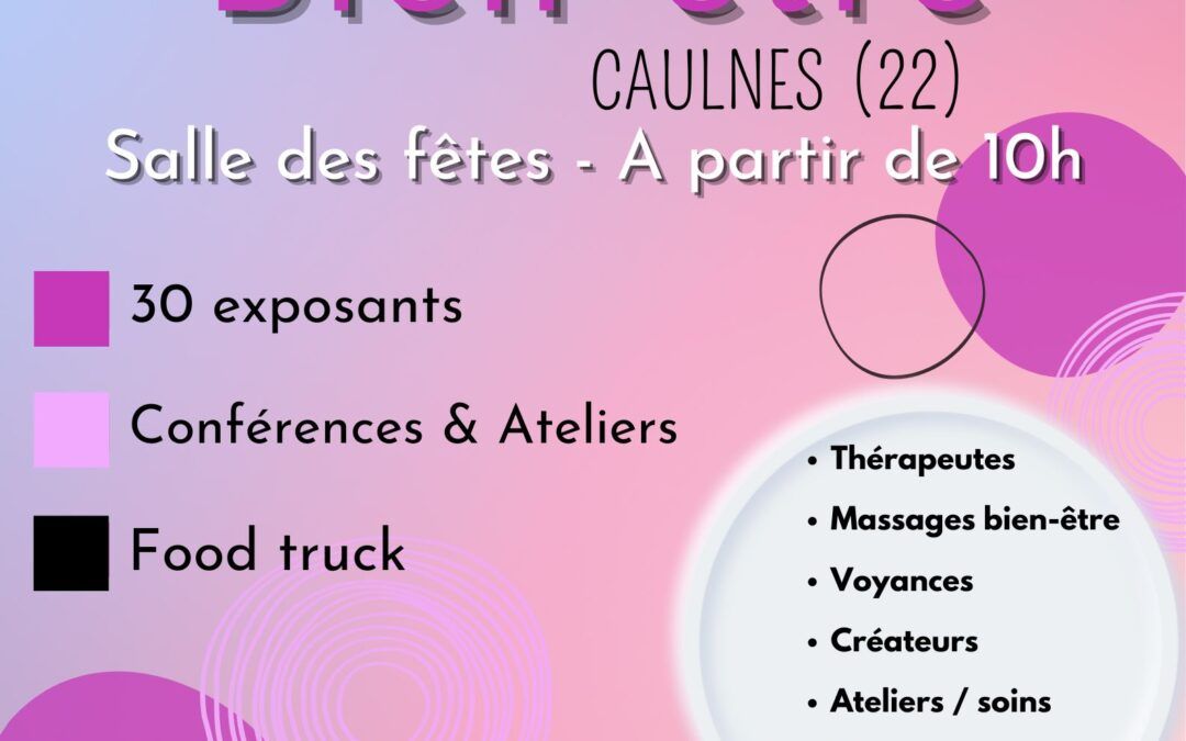 Affiche Salon du Bien-être à Caulnes (22)