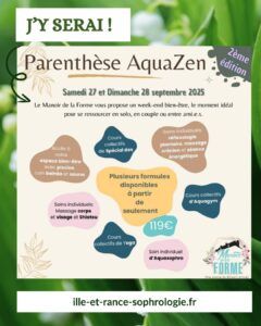 Parenthèse AquaZen Manoir de la Forme
