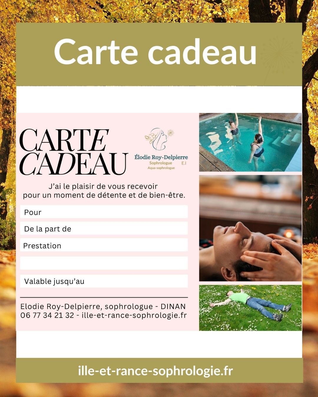 Elodie Roy-Delpierre, sophrologue en Bretagne