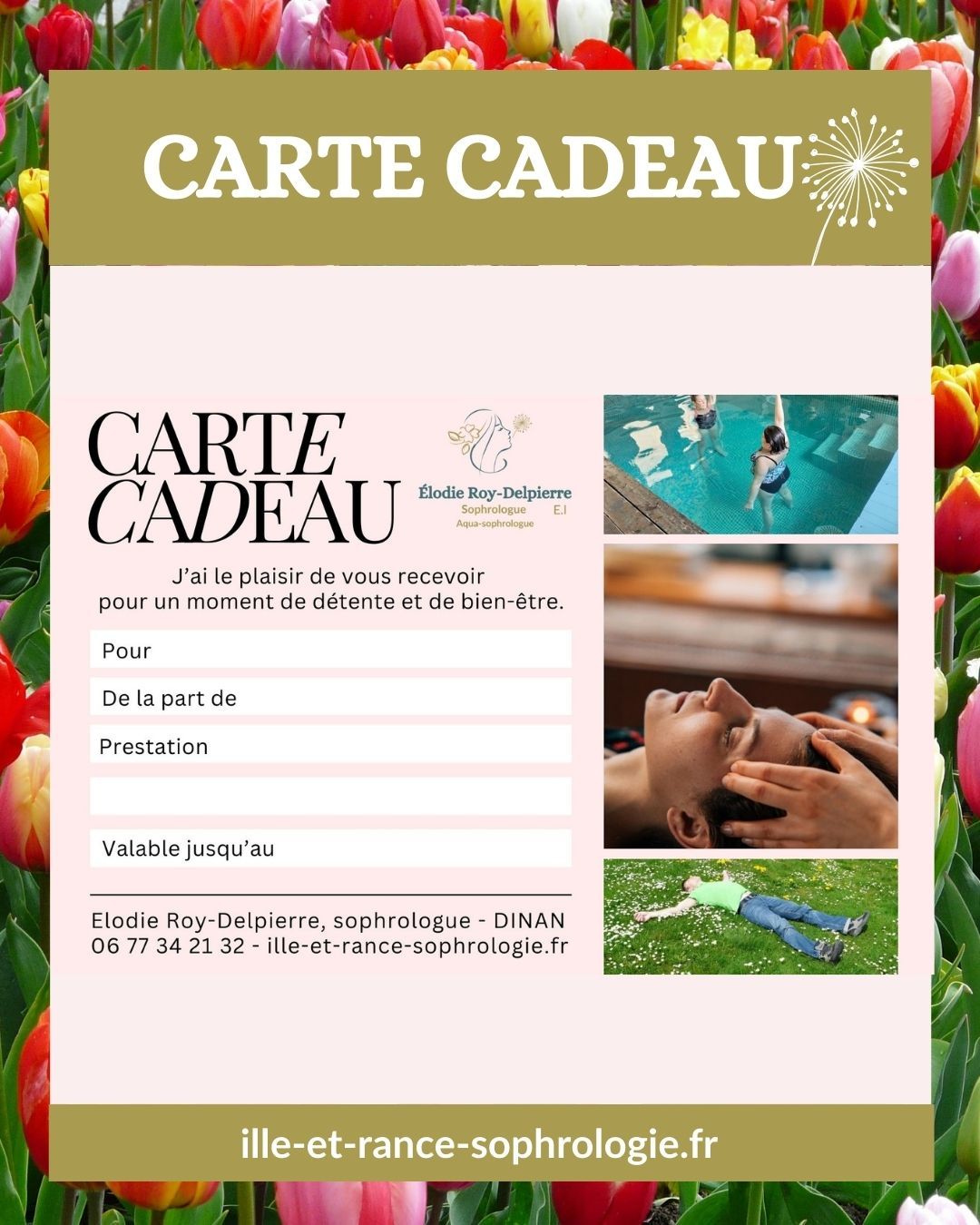 Carte cadeau Elodie Roy Delpierre sophrologie