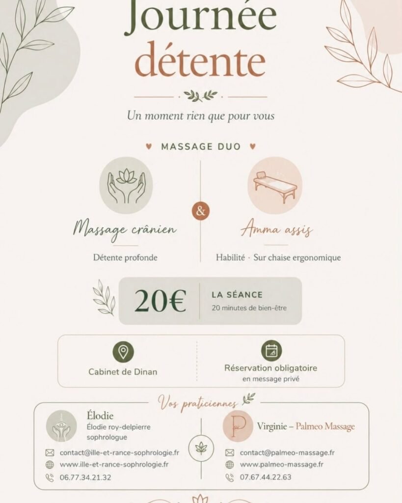 Rendez-vous bien-être à deux