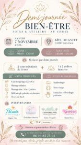 journée bien-être à Tréverien en Bretagne le 7 novembre 2026